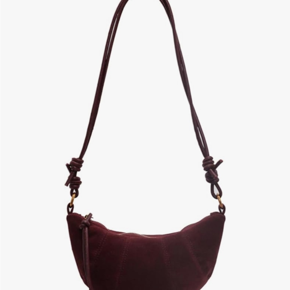 Elegant Burgundy Shoulder Bag